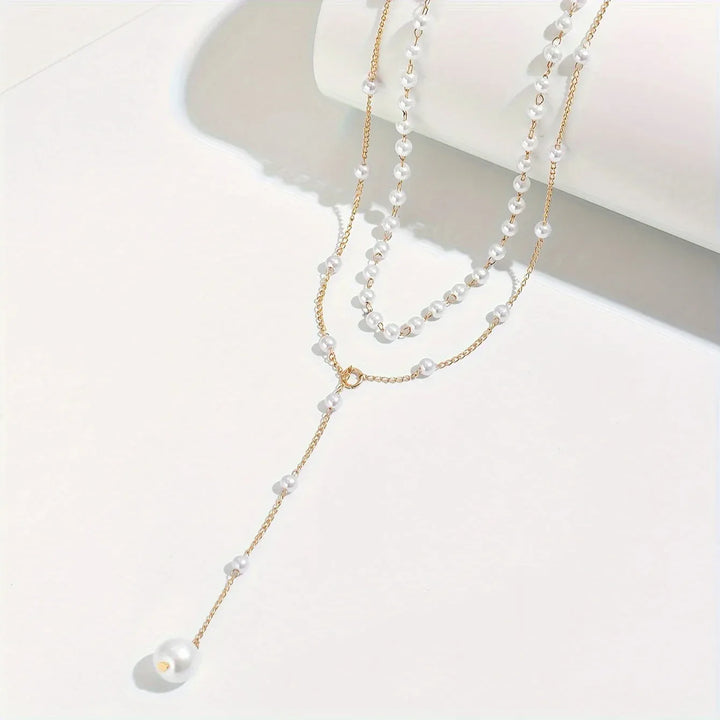Layered Pearl Necklace