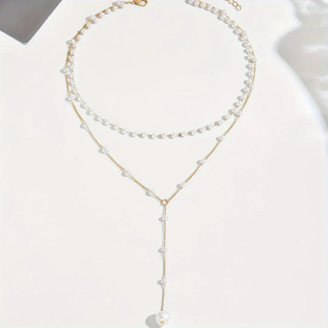 Layered Pearl Necklace