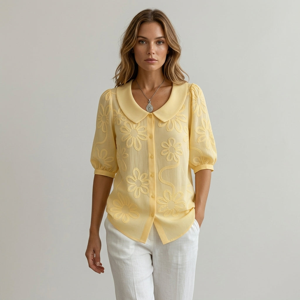Drevante | Elena Embroidered Blouse
